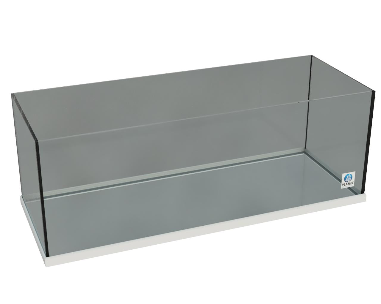Planet Aquariums OceanVue 70 Show Rimless - White Frame
