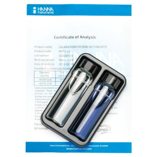 Marine Alkalinity (dKH) Checker Calibration Check Set