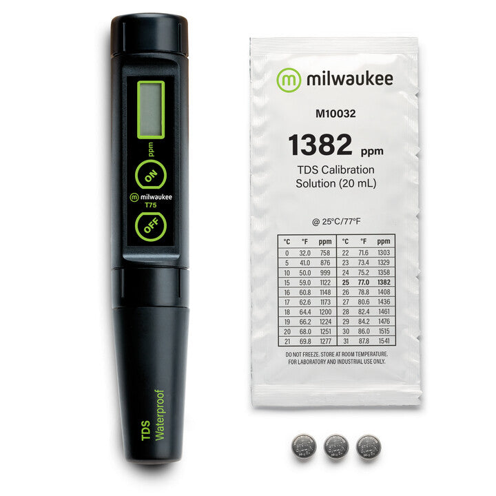 Milwaukee Instruments T75 Waterproof TDS Tester