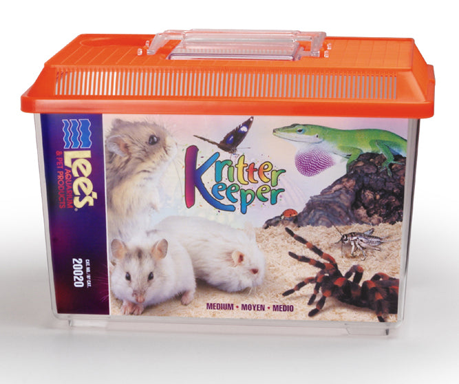 Lee's Aquarium Lees Kritter Keeper, Medium Rectangle w/Lid
