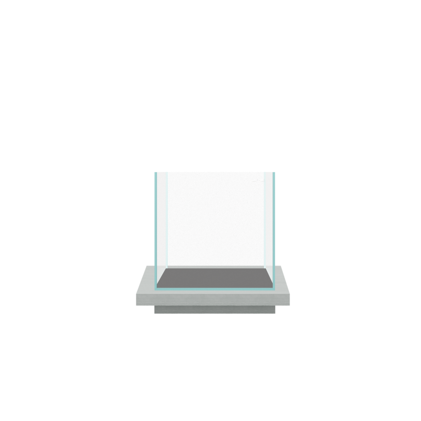Tideline 2.1G Studio Cube Pedestal - Gray