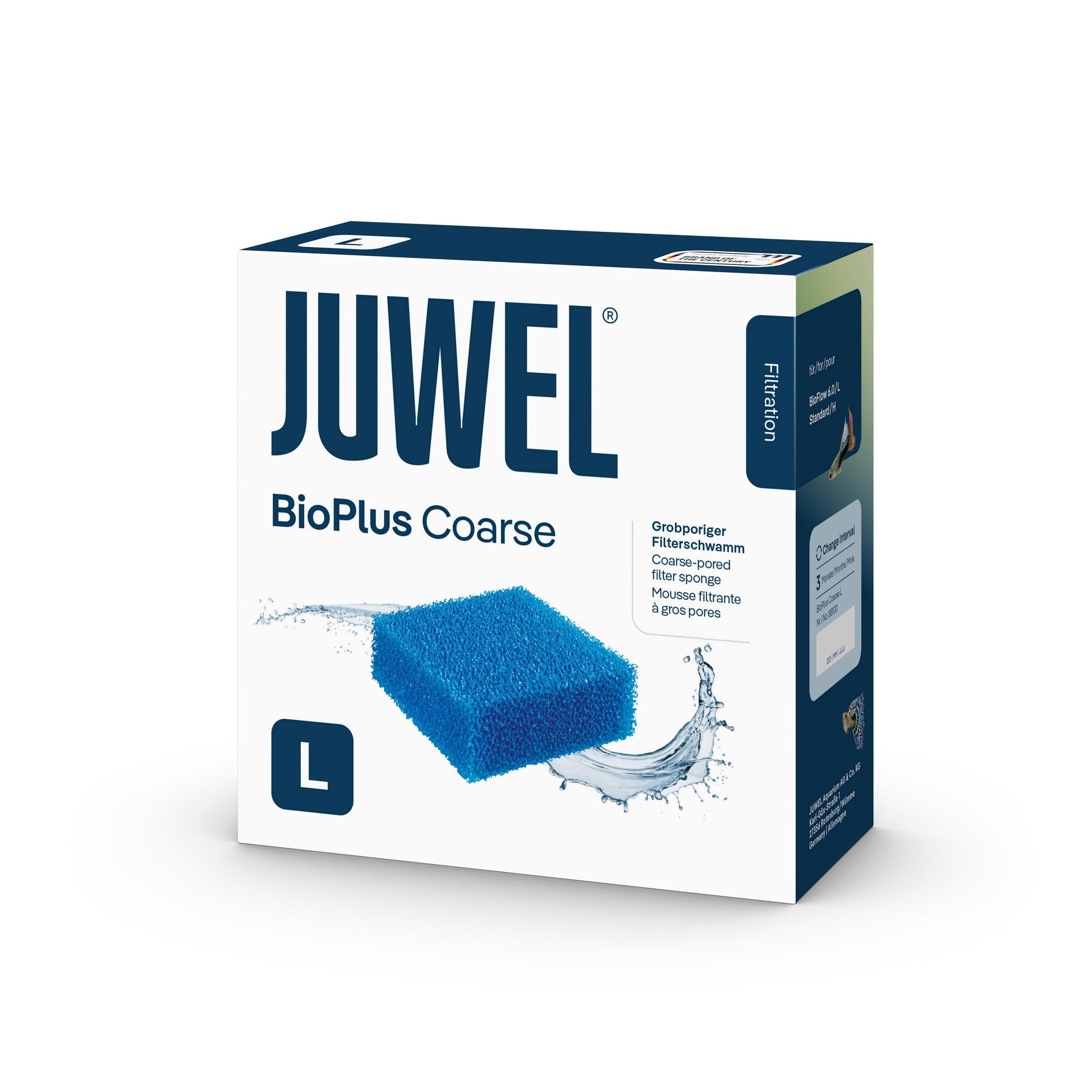 Juwel bioPlus coarse L (Standard) - Coarse-pored filter sponge