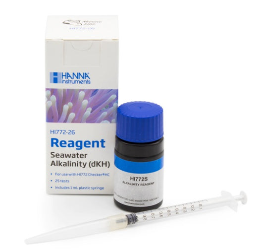 Marine Alkalinity Checker® HC Reagents for HI772 (25 Tests)