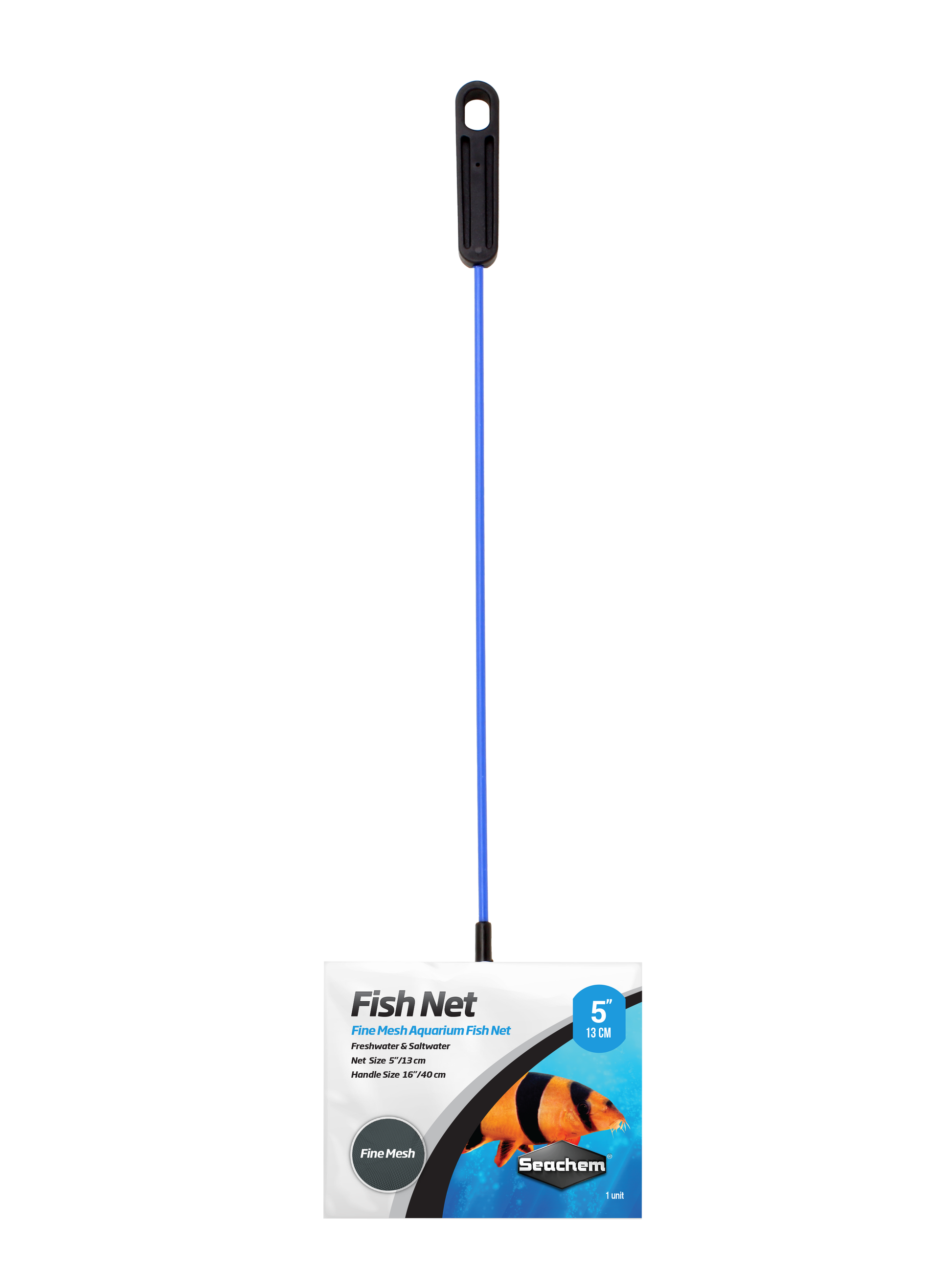 Seachem Laboratories Fish Net Fine Mesh 5" Long Handle