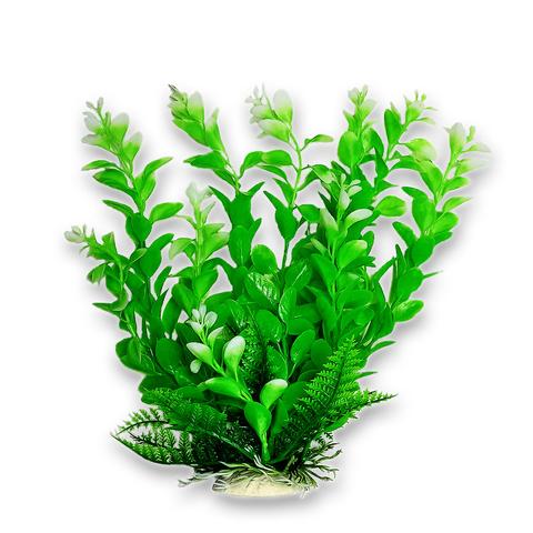 AquaTop Green Plant, Light White Tips 9"