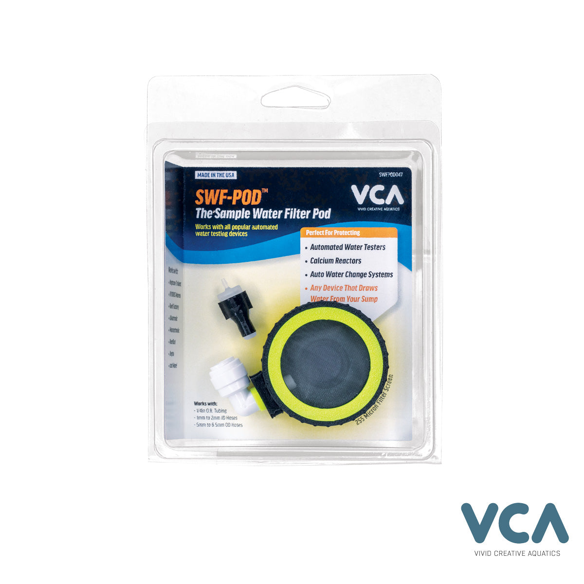VCA SWF-POD - Sample Water Pre-Filter Kit with 255 Micron Filter Screen