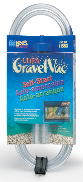 Lee's Aquarium 9" Ultra Gravel Vacuum Cleaner, Self-Start,Small