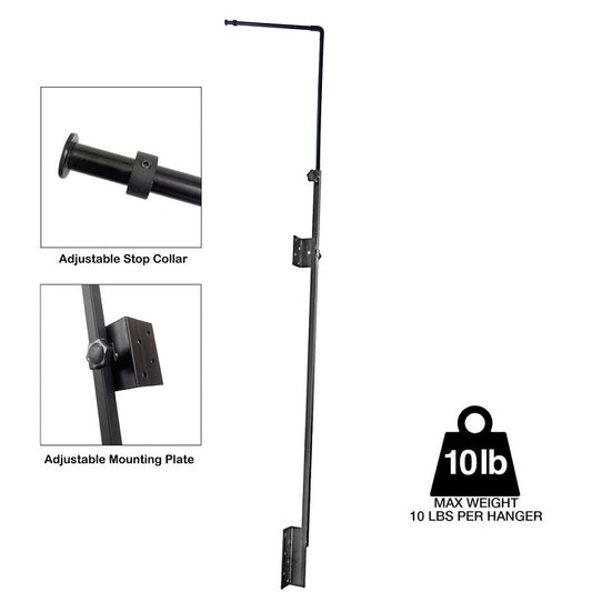Universal / Hybrid Light Fixture Hanger - Black