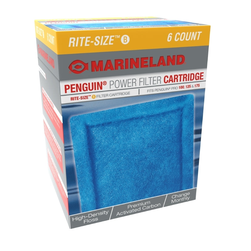 Marineland Penguin Rite-Size Cartridge B 6 pk