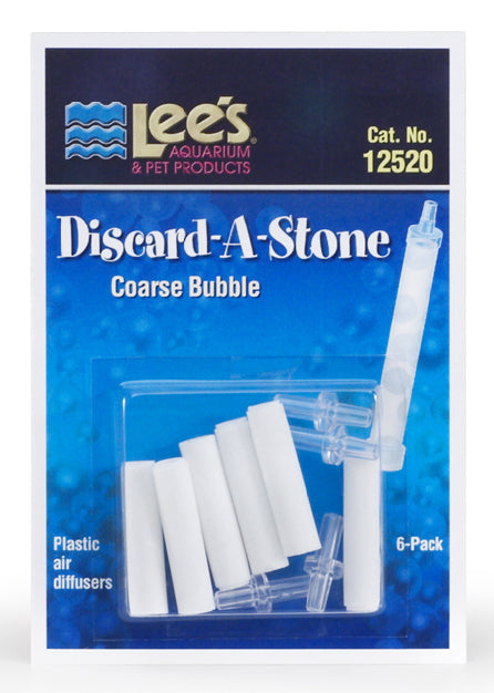 Lee's Aquarium Discard-A-Stone, Coarse, 6 Airstones