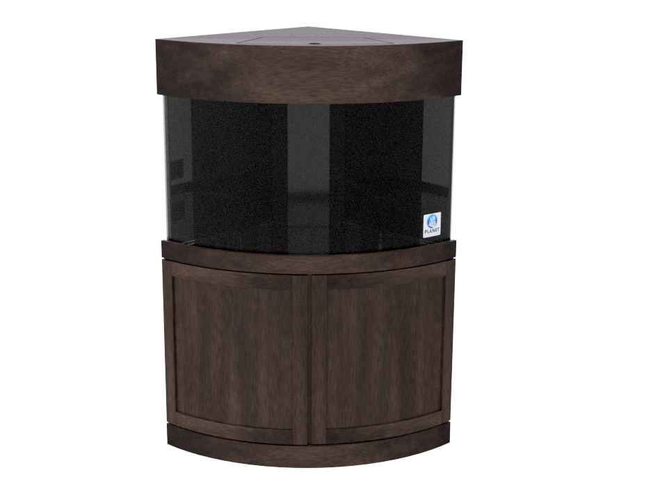 110 Corner Tank Kit Mahogany