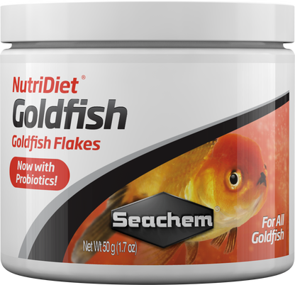 Seachem Laboratories Seachem NutriDiet Goldfish Flakes w/Probiotics