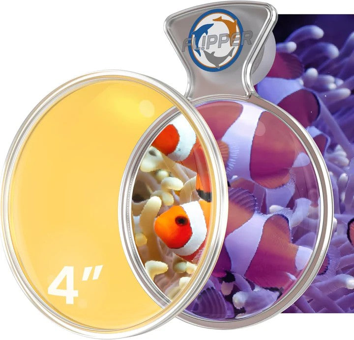 Flipper DeepSee Viewer Clear 4" - Orange Filter