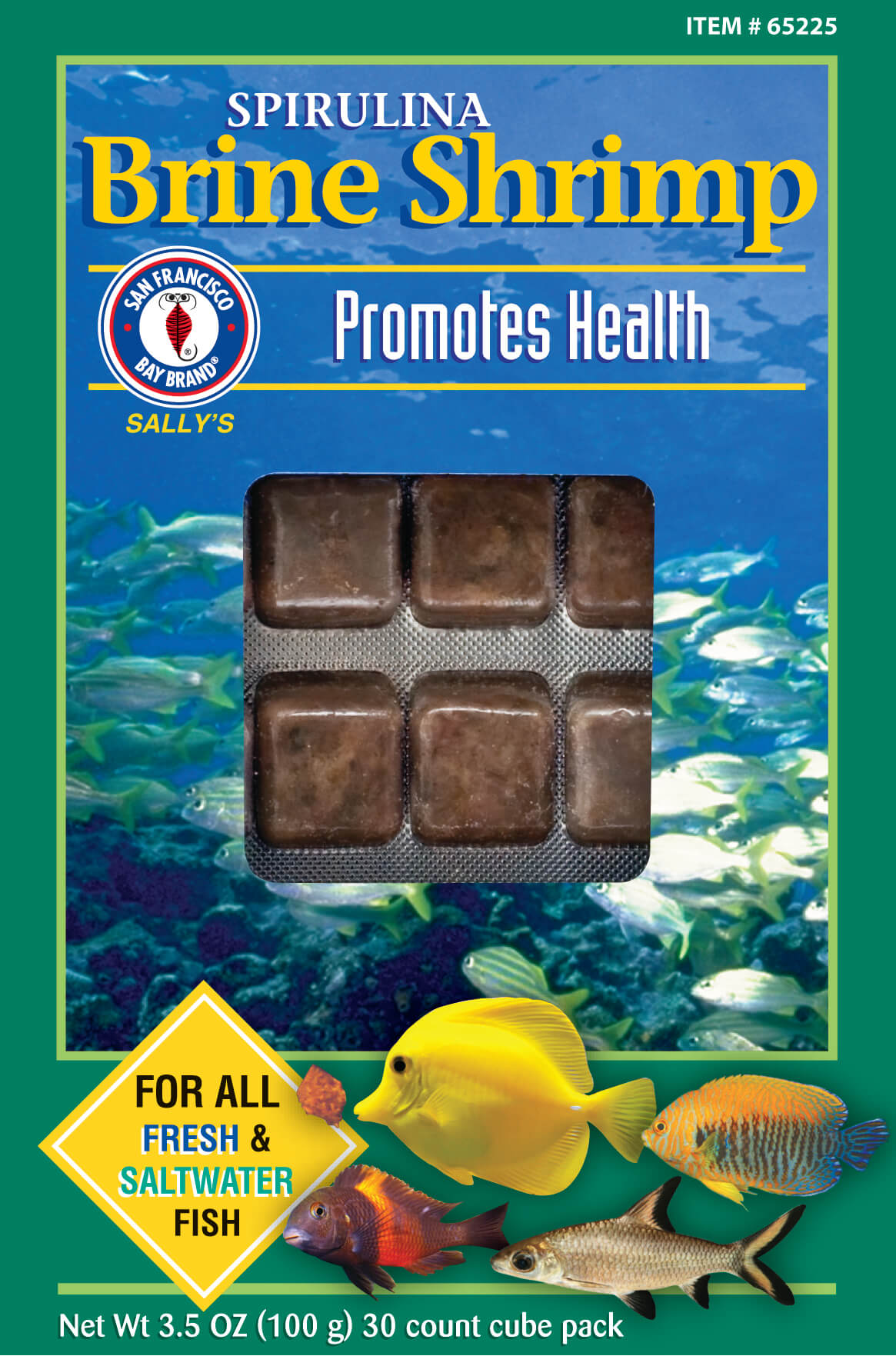 Spirulina Brine Shrimp 3.5oz (Frozen)