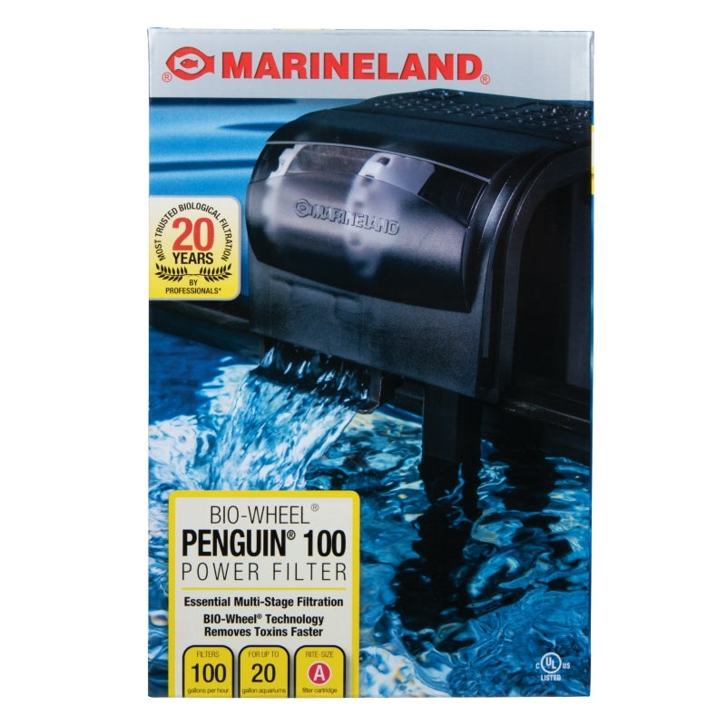 Marineland Penguin 100 Power Filter - Up to 20 gal 100 gph