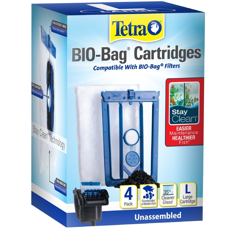 Tetra StayClean Bio-Bag Cartridge LG, 4 pk