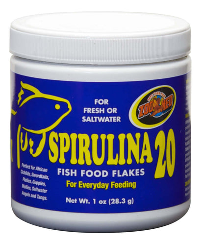 Zoo-Med Spirulina 20 Flakes