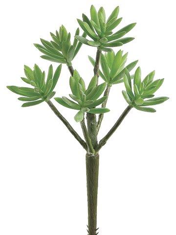 11" Plastic Sedum Stem Green