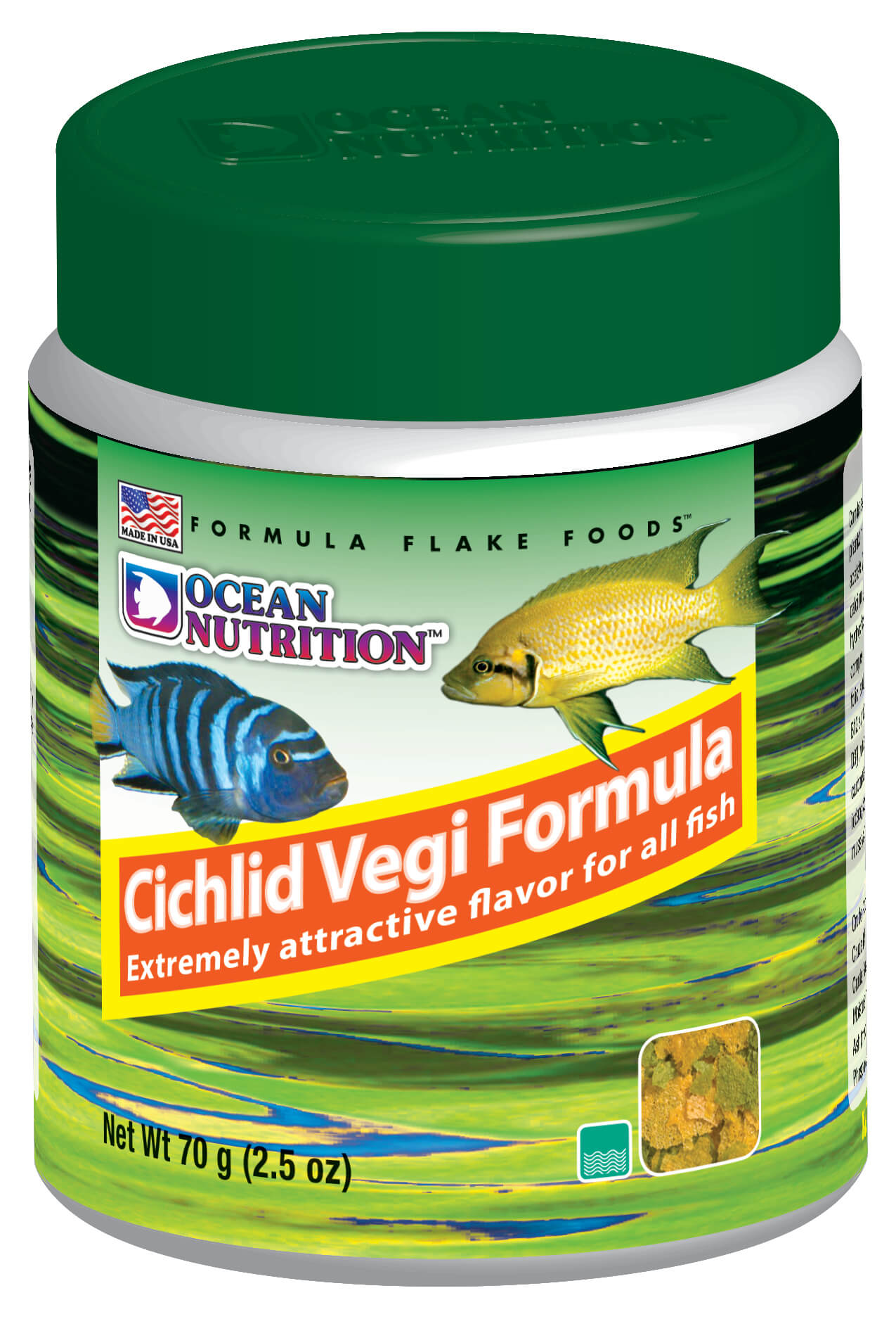 Ocean Nutrition Cichlid Vegi Flake Food