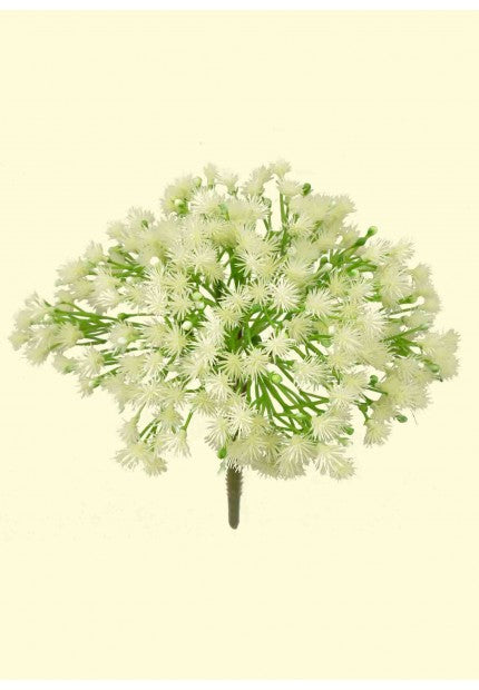 10" Mini Dandelion Bush x 7 Cream