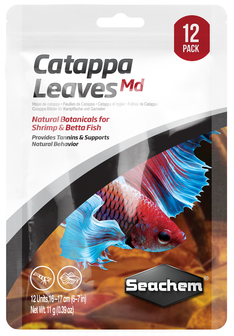 Seachem Catappa Leaves Medium 12 Pack