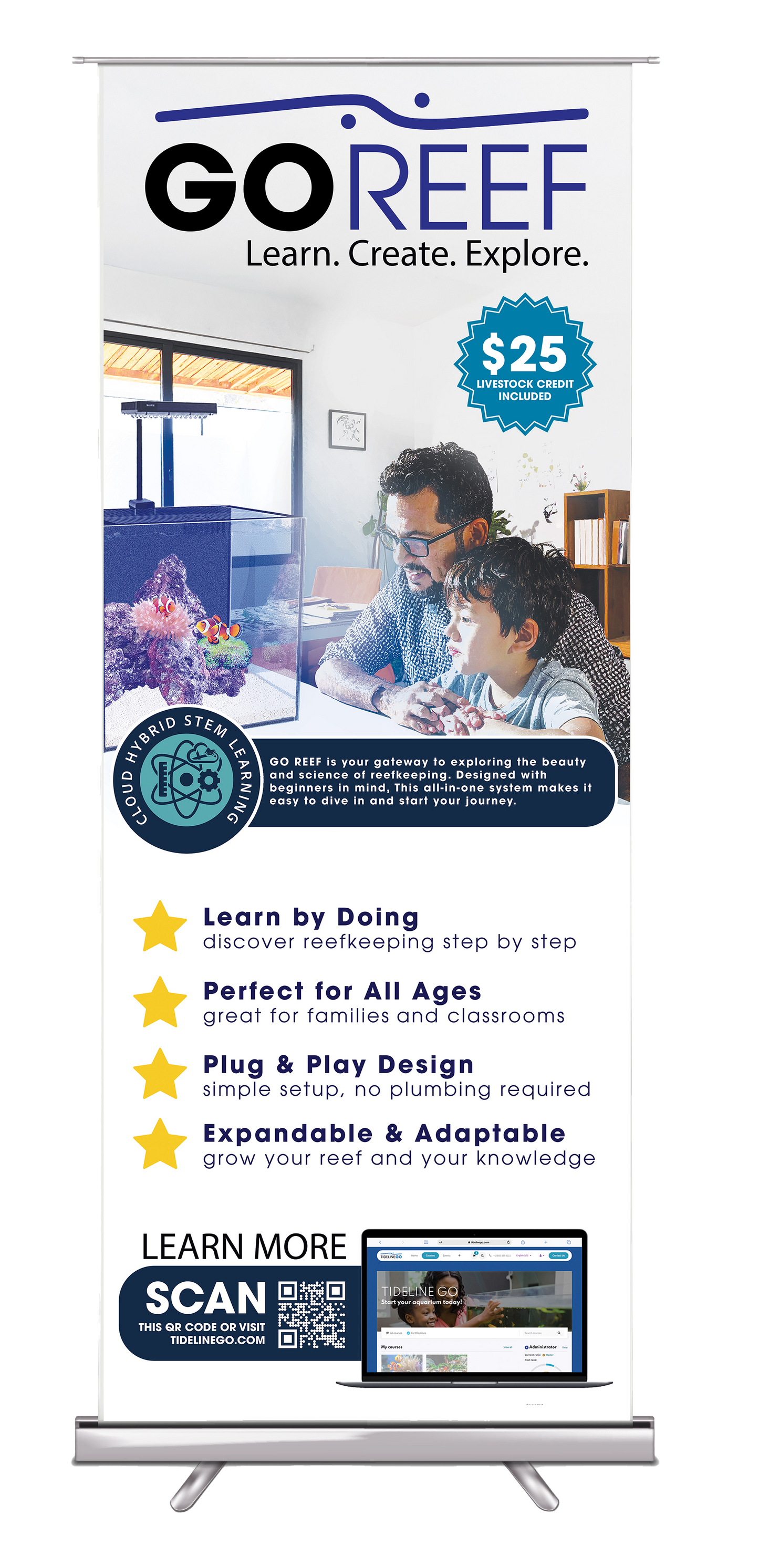 DFW Marketing Go Reef Retractable Banner