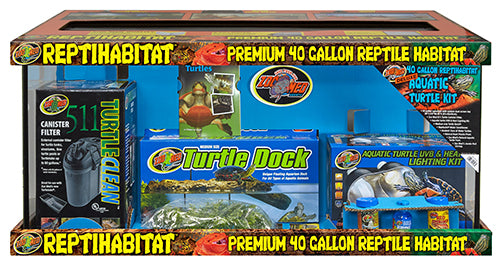 Zoo-Med ReptiHabitat 40g Turtle Kit with Filter