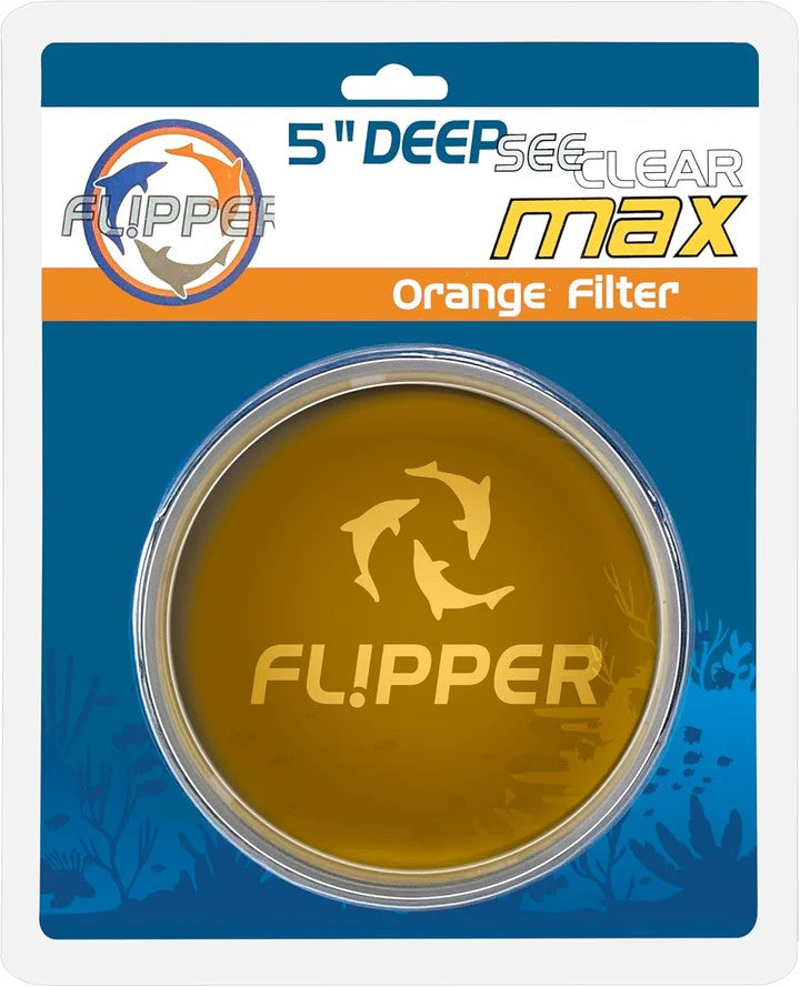Flipper Flipper Deepsee Orange Lens Filter - 5" Clear