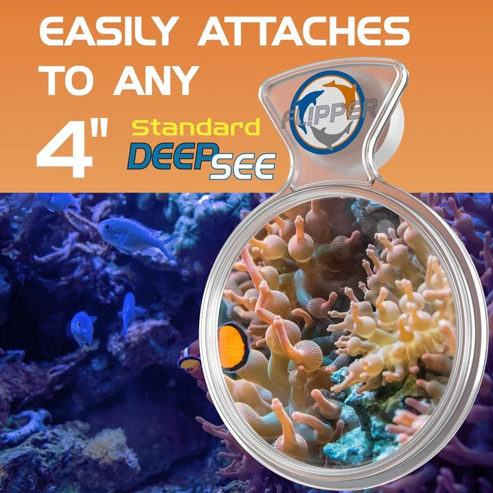 Flipper DeepSee Viewer Clear 4" - Orange Filter