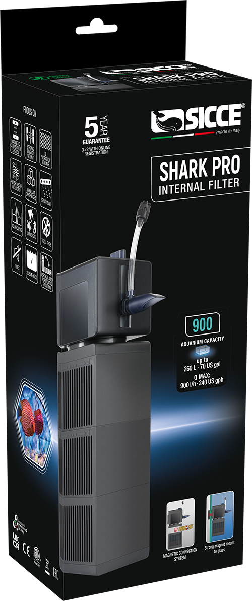 Sicce SHARK PRO 900 Internal Filter – 238 gph