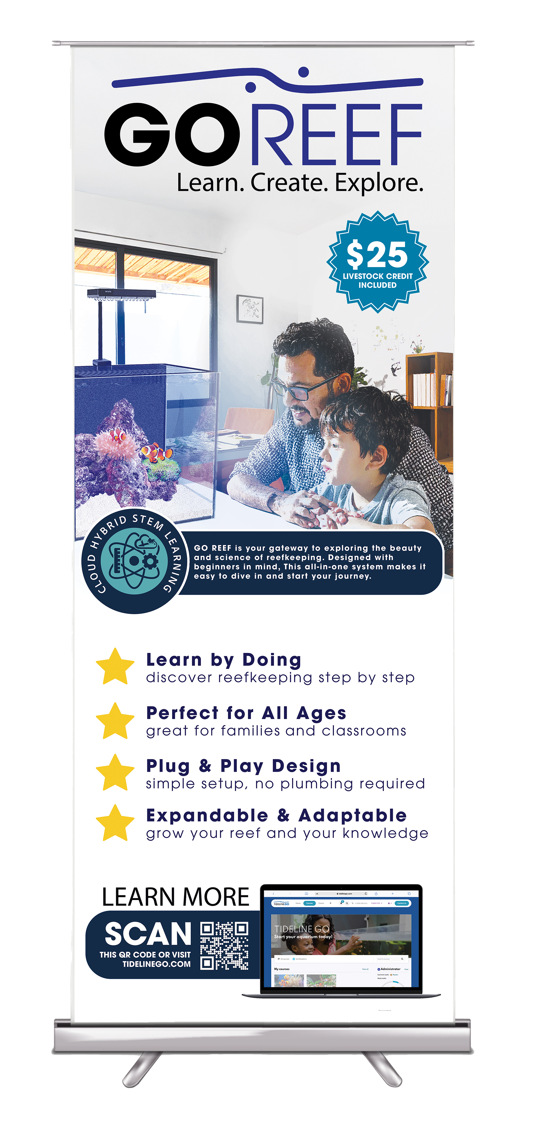 Go Reef Retractable Banner