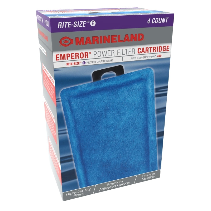 Marineland Emperor Rite-Size Cartridge E 4 pk