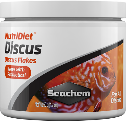 Seachem Laboratories Seachem NutriDiet Discus Flakes w/Probiotics