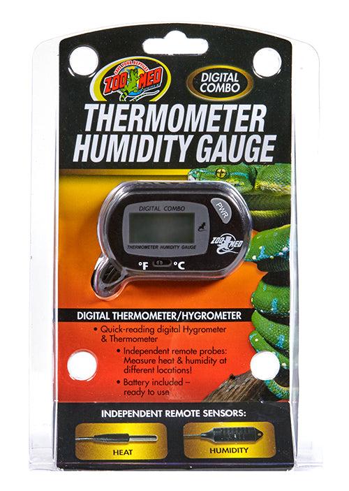 Zoo-Med Digital Thermometer Humidity Gauge