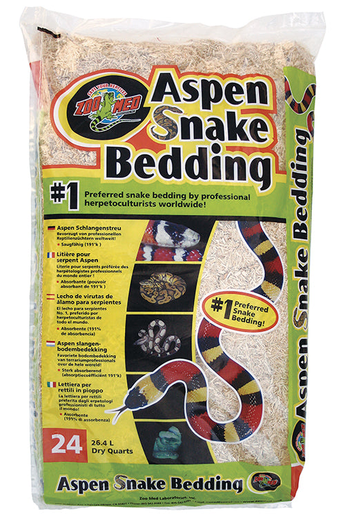 Zoo-Med Aspen Snake Bedding 24qt