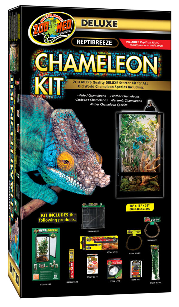 Zoo-Med Deluxe ReptiBreeze Chameleon Kit 18x18x36