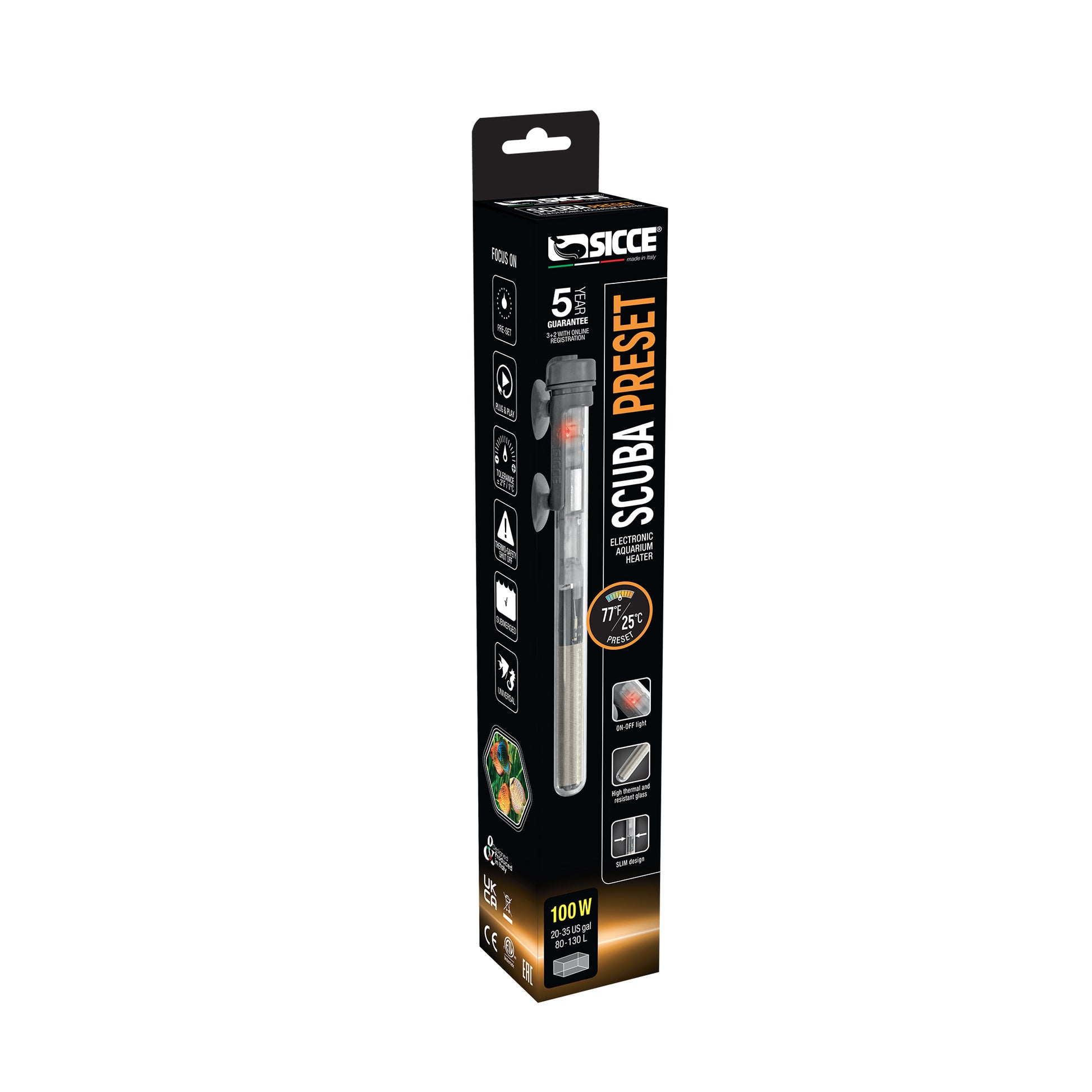 Sicce SCUBA Preset 100 Heater