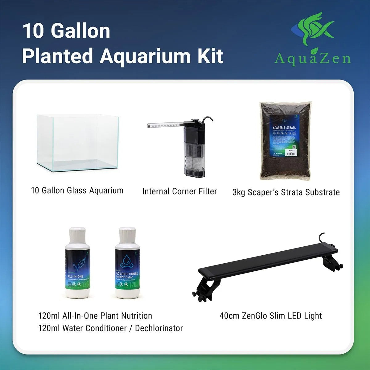 JBJ AquaZen 10G Scapers kit