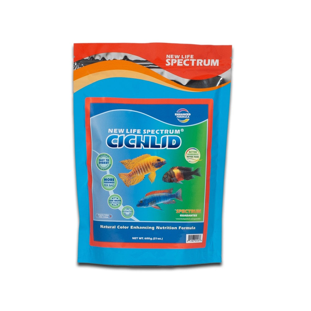 New Life Spectrum 600g Cichlid Naturox Formula 1mm