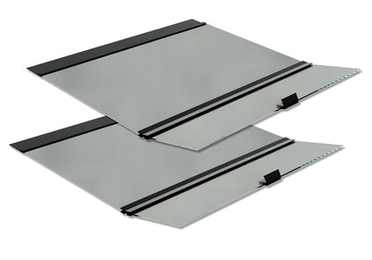 Planet Aquariums OV M51 Glass Top 2pc Set (Black)
