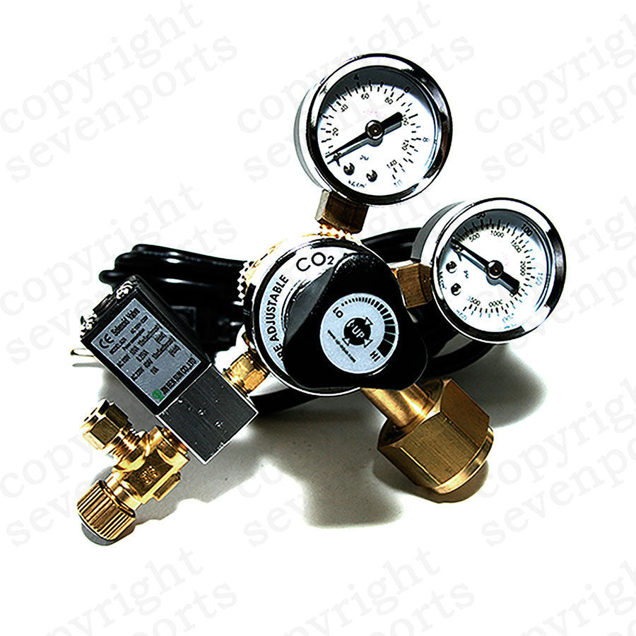 Sevenports UA-165 CO2 Regulator Adjustable Valve w/ Solenoid