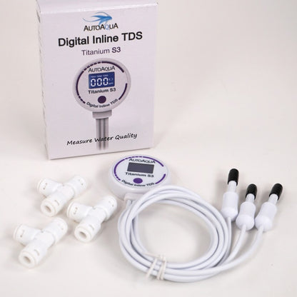 AutoAqua Ditital Inline TDS - Titanium S3