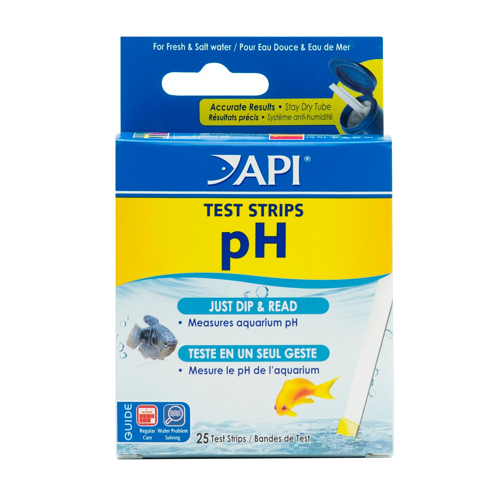 API pH Test Strips 25ct FW/SW