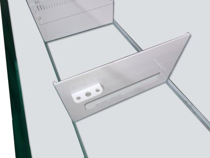 OceanVue PRO 60" Rimless Glass Sump - White