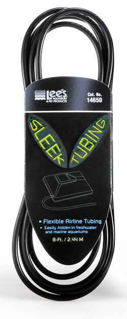 Lee's Aquarium Sleek Black Airline Tubing, 8'