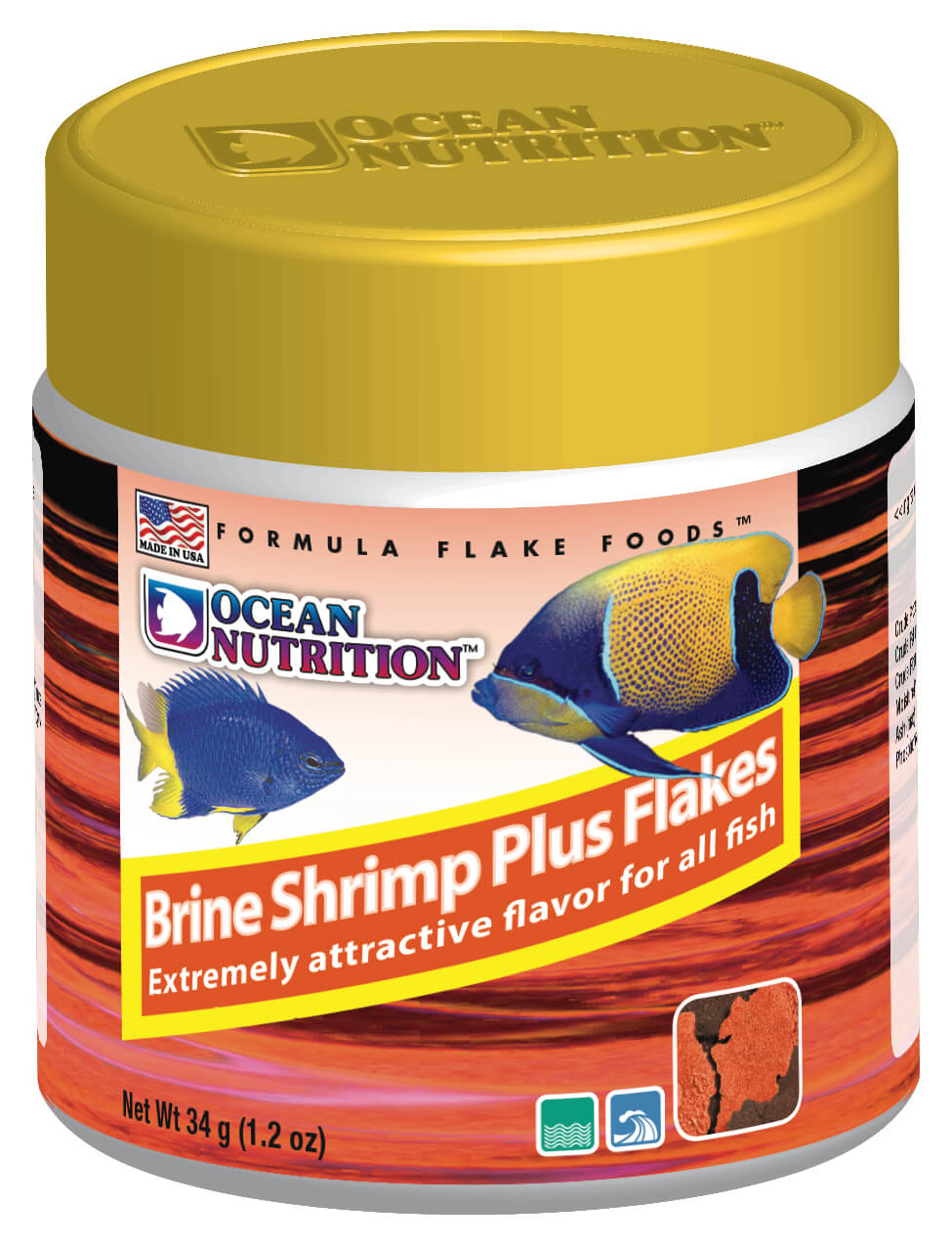 Ocean Nutrition Brine Shrimp Plus Flake Food