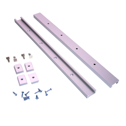 Reef Breeders LLC Reef Breeders T Track Mounts for Photon & Meridian 15.75" (40cm) / 4 T-Slot Nuts and 4 Bolts (Default)