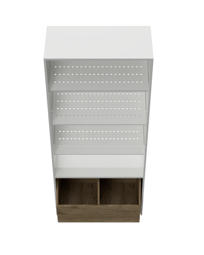 DFW Marketing Deco Series Plant Unit with Rolling Rock Bin