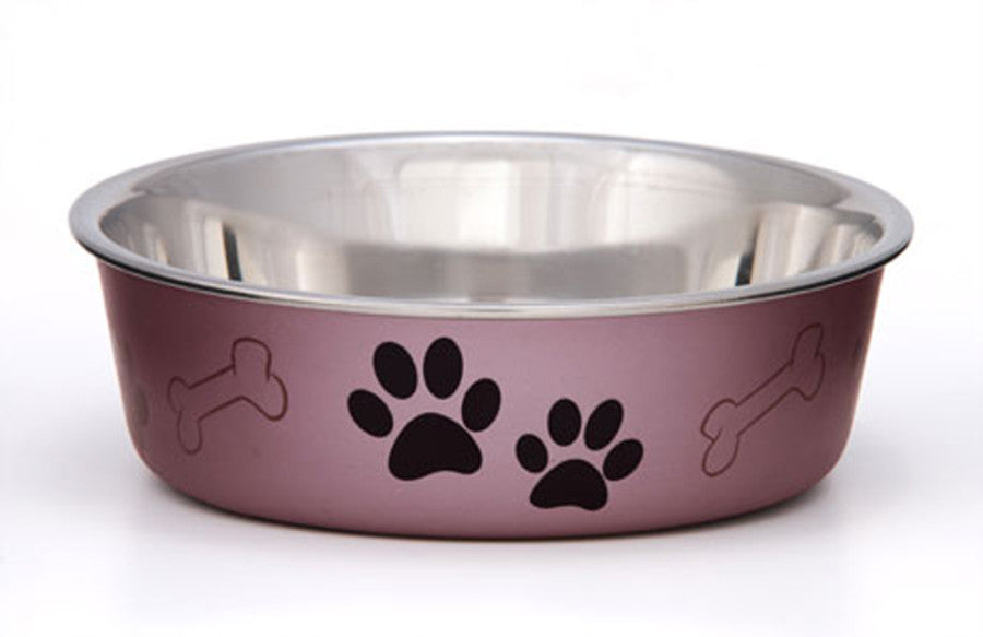 Loving Pets Metallic Dog Bowl
