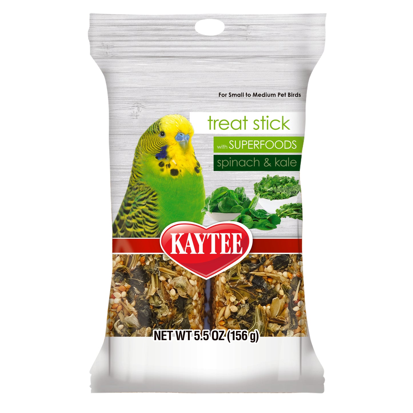 Kaytee Avian Superfood Treat Stick Spinach and Kale 5.5oz